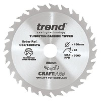 Trend CSB/13624TA Craft Saw Blade 136 X 24t X 20 Thin £23.42